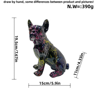 Statuetta Modello Cane Diverse Colorazioni Design Moderno Innovativo Arredo Casa-INTERIOR DREAM DESIGN