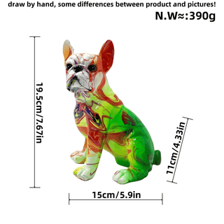 Statuetta Modello Cane Diverse Colorazioni Design Moderno Innovativo Arredo Casa-INTERIOR DREAM DESIGN