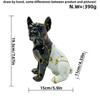 Statuetta Modello Cane Diverse Colorazioni Design Moderno Innovativo Arredo Casa-INTERIOR DREAM DESIGN