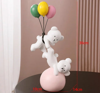 Statuetta Modello Orso Diversi Modelli Materiale Resina Arredo Casa Design Moderno Creativo-INTERIOR DREAM DESIGN