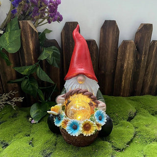Statuetta Nano Divertente Esterno Giardino Decorazione Giardino Impermeabile Cappello-INTERIOR DREAM DESIGN