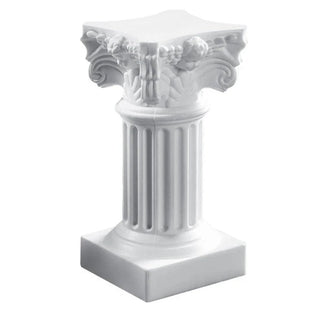 Statuetta Resina Ornamento Colonna Greca Design Decorazione Casa - INTERIOR DREAM DESIGN