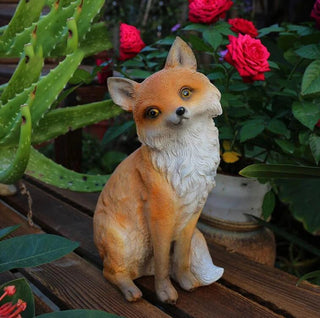 Statuetta Volpe Diversi Modelli Esterno Decorazioni Casa Giardino Decorativo Particolare Animali-INTERIOR DREAM DESIGN