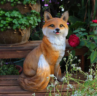 Statuetta Volpe Diversi Modelli Esterno Decorazioni Casa Giardino Decorativo Particolare Animali-INTERIOR DREAM DESIGN