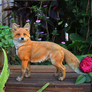 Statuetta Volpe Diversi Modelli Esterno Decorazioni Casa Giardino Decorativo Particolare Animali-INTERIOR DREAM DESIGN