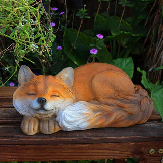 Statuetta Volpe Diversi Modelli Esterno Decorazioni Casa Giardino Decorativo Particolare Animali-INTERIOR DREAM DESIGN