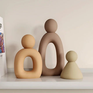 Statuette Materiale Resina Diverse Colorazioni Design Creativo Dimensioni Diverse Arredo Casa-INTERIOR DREAM DESIGN