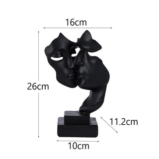 Statuette Modello Volto Diverse Colorazioni Design Creativo Elegante Arredo Casa-INTERIOR DREAM DESIGN