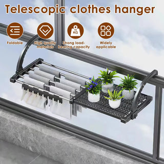 Stendibiancheria Stendino Vestiti Ganci Appendiabiti Dimensioni Regolabili Allungabile-INTERIOR DREAM DESIGN