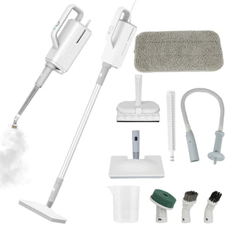 Sterilizzatore Colore Bianco Diversi Accessori Inclusi Spazzole Vapore Pulizia Rimuovi Acari-INTERIOR DREAM DESIGN