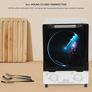 Sterilizzatore Macchinario Sterilizzare Due Ripiani Ferro Vetro Capacità 12 Litri Elettrodomestici-INTERIOR DREAM DESIGN