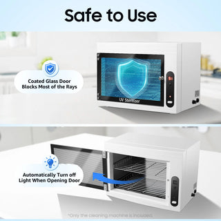 Sterilizzatore Sterilizzazione UV Capacità 10 Litri Colore Bianco Elettrodomestici Casa-INTERIOR DREAM DESIGN