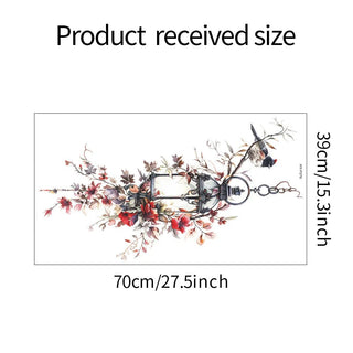 Stickers Decorativi Parete Floreale Arredamento Muro Casa Decorazione PVC Impermeabile Labile Diversi Modelli-INTERIOR DREAM DESIGN