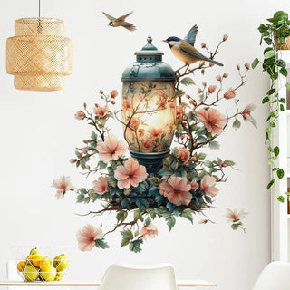 Stickers Decorativi Parete Floreale Arredamento Muro Casa Decorazione PVC Impermeabile Labile Diversi Modelli-INTERIOR DREAM DESIGN