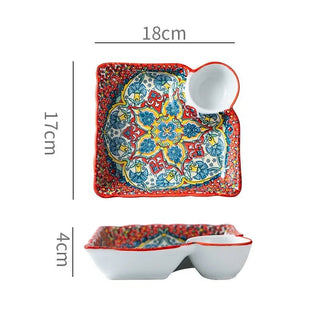 Stoviglie Ceramica Design Innovativo Colorato Ciotola Inclusa Diversi Colori-INTERIOR DREAM DESIGN