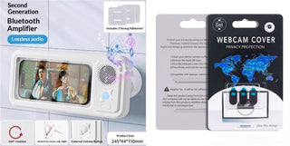 Supporto Impermeabile Smartphone Bagno Speaker Bluetooth Rotante 360° - INTERIOR DREAM DESIGN