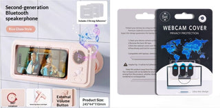 Supporto Impermeabile Smartphone Bagno Speaker Bluetooth Rotante 360° - INTERIOR DREAM DESIGN
