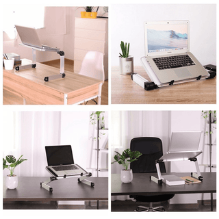 Supporto Pieghevole Multifunzionale Laptop Tablet Libro Ergonomico - INTERIOR DREAM DESIGN