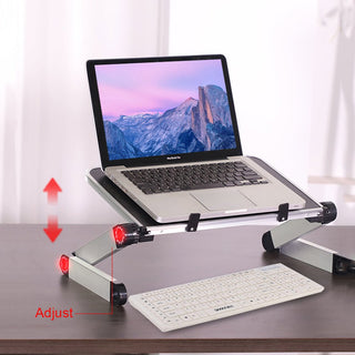 Supporto Pieghevole Multifunzionale Laptop Tablet Libro Ergonomico - INTERIOR DREAM DESIGN