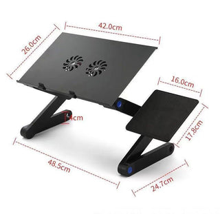 Supporto Pieghevole Stabile Doppia Ventola Raffreddamento PC - INTERIOR DREAM DESIGN