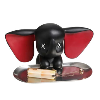 Svuota Tasche Modello Dumbo Decorazione Salotto Design Moderno Arredo Casa Elegante Resina - INTERIOR DREAM DESIGN