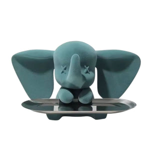 Svuota Tasche Modello Dumbo Decorazione Salotto Design Moderno Arredo Casa Elegante Resina - INTERIOR DREAM DESIGN