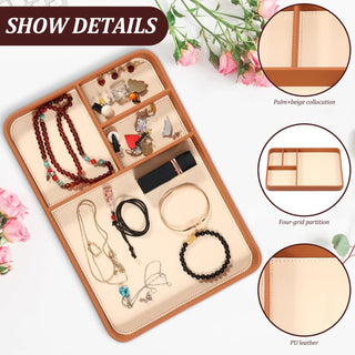 Svuotatasche Arancione Ecopelle Velluto Decorazione Casa Salotto-INTERIOR DREAM DESIGN