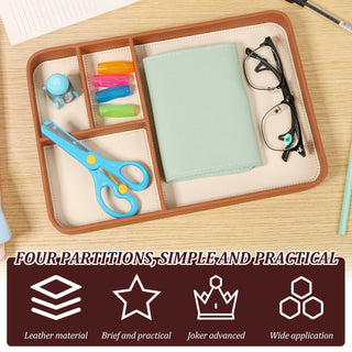 Svuotatasche Arancione Ecopelle Velluto Decorazione Casa Salotto-INTERIOR DREAM DESIGN