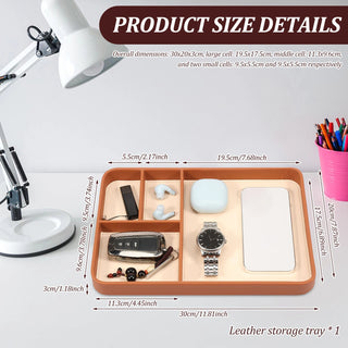 Svuotatasche Arancione Ecopelle Velluto Decorazione Casa Salotto-INTERIOR DREAM DESIGN