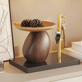 Svuotatasche Diversi Modelli Legno Portachiavi Vassoio Metallo Arredamento Salotto-INTERIOR DREAM DESIGN