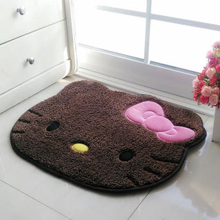 Tappeto Design Hello Kitty Peluche Antiscivolo Morbido Soggiorno Bagno Accessori Casa - INTERIOR DREAM DESIGN