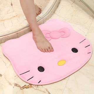 Tappeto Design Hello Kitty Peluche Antiscivolo Morbido Soggiorno Bagno Accessori Casa - INTERIOR DREAM DESIGN