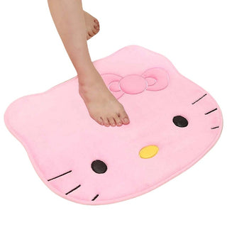 Tappeto Design Hello Kitty Peluche Antiscivolo Morbido Soggiorno Bagno Accessori Casa - INTERIOR DREAM DESIGN