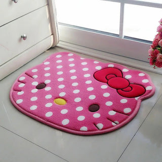 Tappeto Design Hello Kitty Peluche Antiscivolo Morbido Soggiorno Bagno Accessori Casa - INTERIOR DREAM DESIGN