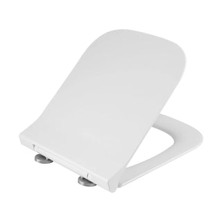 Tavoletta Wc Accessori Bagno Leggera Utile Bianca Leggera Pratica Rettangolare Coperchio-INTERIOR DREAM DESIGN