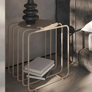 Tavolino Materiale Ferro Diverse Colorazioni Arredo Moderno Casa Design Innovativo Resistente-INTERIOR DREAM DESIGN