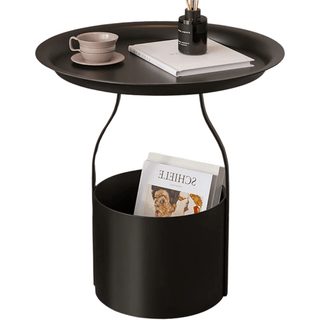 Tavolino Piccole Dimensioni Diverse Colorazioni Materiale Metallo Decorazione Moderna Salotto-INTERIOR DREAM DESIGN