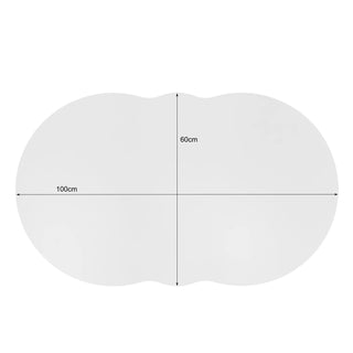 Tavolino Salotto Cassetti Ripiani Legno Capacità Carico 30kg Elegante Innovativo Forma Asimmetrica-INTERIOR DREAM DESIGN