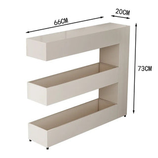 Tavolino Salotto Particolare 3 Ripiani Artistico Iron Metallo Pratico Estetico Resistente-INTERIOR DREAM DESIGN