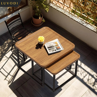 Tavolo Design Ovale Rettangolare Durevole Resistente Caffe Arredamento Casa Salotto - INTERIOR DREAM DESIGN