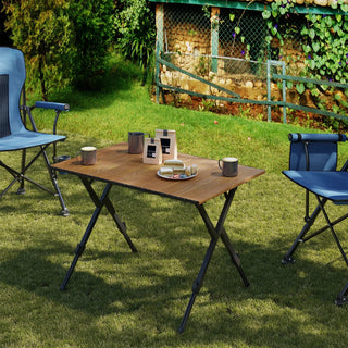 Tavolo Regolabile Pieghevole Leggero Portatile Forte Durevole Multifunzionale Giardino Campeggio Barbecue Arredamento Casa Esterno - INTERIOR DREAM DESIGN