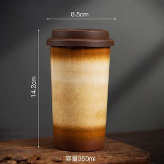 Tazza Materiale Ceramica Modello Contenitore Caffè Diverse Colorazioni Grandi Capacità-INTERIOR DREAM DESIGN