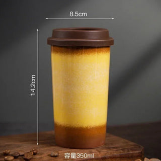 Tazza Materiale Ceramica Modello Contenitore Caffè Diverse Colorazioni Grandi Capacità-INTERIOR DREAM DESIGN