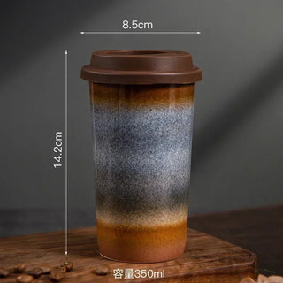 Tazza Materiale Ceramica Modello Contenitore Caffè Diverse Colorazioni Grandi Capacità-INTERIOR DREAM DESIGN