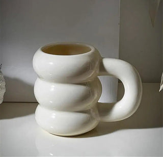 Tazza Modello Bubble Decorazione Cucina Design Moderno Forma Circolare Colori Neutri-INTERIOR DREAM DESIGN