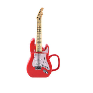 Tazza Modello Chitarra Materiale Ceramica Diverse Colorazioni Design Moderno Creativo Capacità 401-500ML-INTERIOR DREAM DESIGN