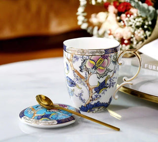 Tazze Coperchio Fantasia Diversi Modelli Elegante Raffinate Stoviglie Cucina-INTERIOR DREAM DESIGN