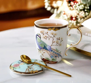 Tazze Coperchio Fantasia Diversi Modelli Elegante Raffinate Stoviglie Cucina-INTERIOR DREAM DESIGN