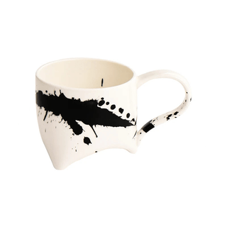 Tazze Cucina Casa Colazione Colore Marrone Bianco Decorata Design Innovativo Arredamento-INTERIOR DREAM DESIGN