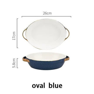 Teglia Ceramica Diversi Colori Forme Ovale Rettangolare Arredamento Cucina Stoviglie-INTERIOR DREAM DESIGN